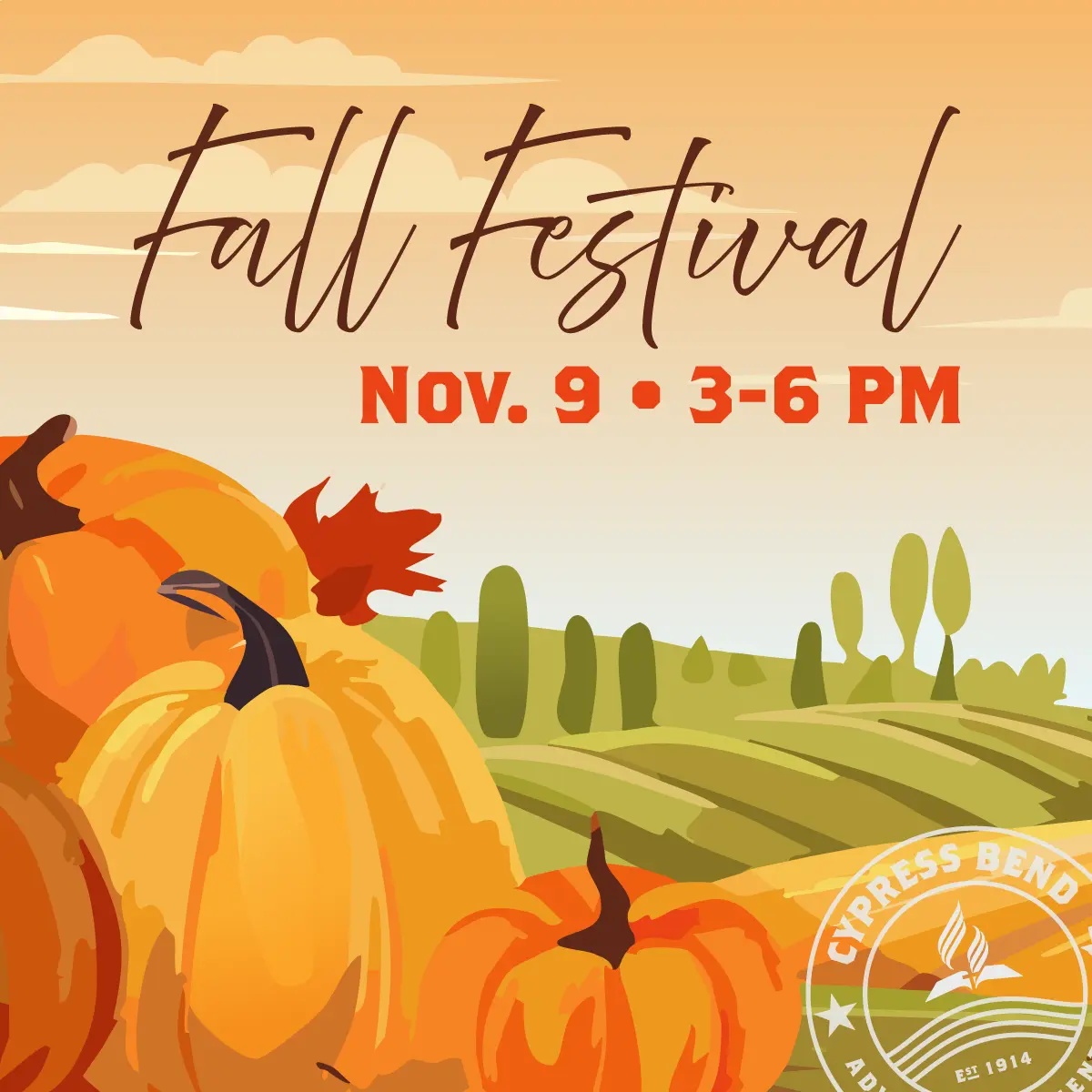 Join us for our annual Fall Festival, coming up on November 9, from 3-6 PM